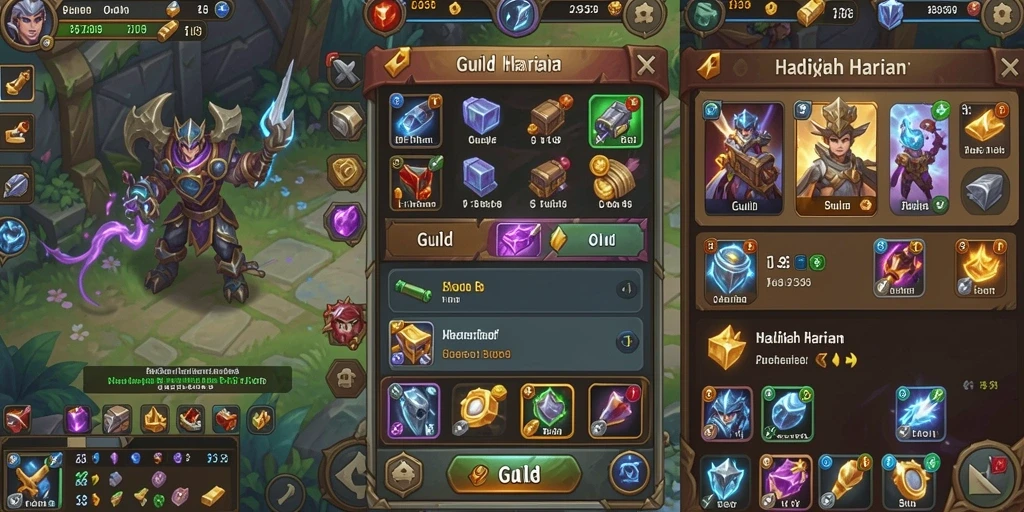 Tangkapan layar menunjukkan antarmuka gameplay yang intuitif dan mudah digunakan.