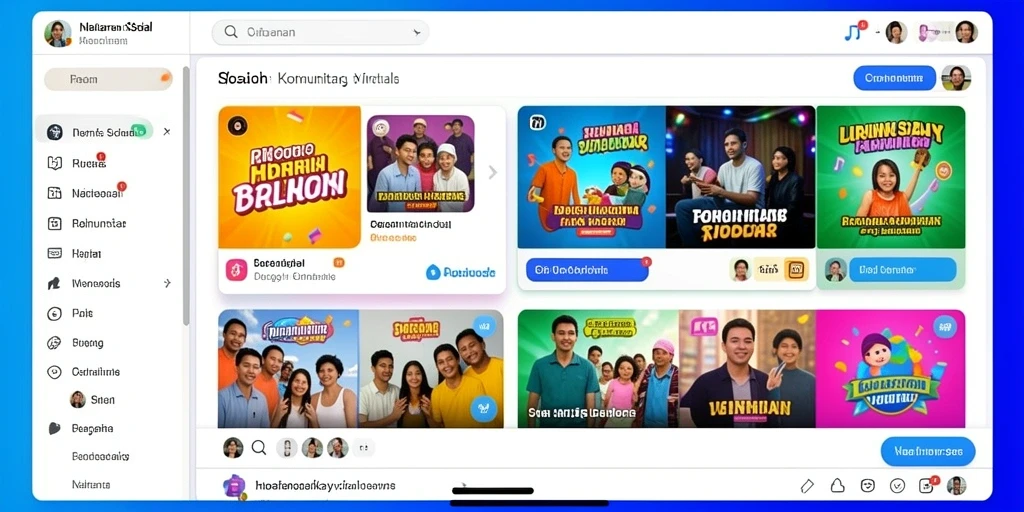 Komunitas aktif dengan fitur chat yang menyenangkan.